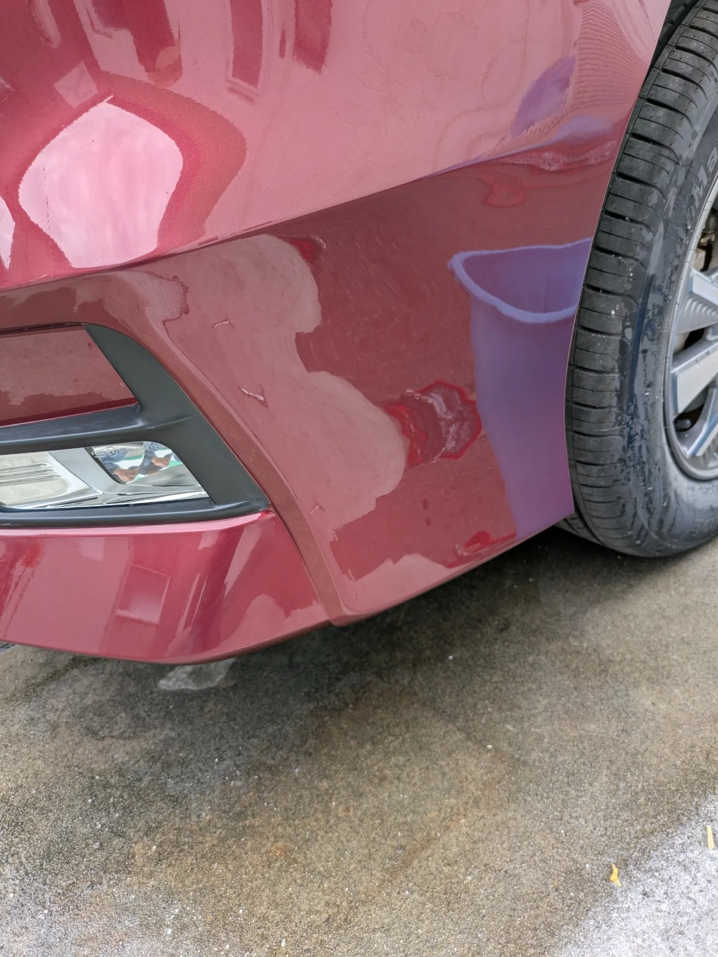 納車前の急なバンパー傷の修理依頼にも、即日で駆けつけてくれました！